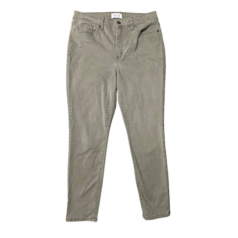 crown & ivy high rise skinny size 14